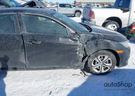 2018 Honda Civic Lx z USA, uszkodzony, nr VIN 19XFC2F51JE008018